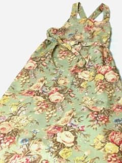 美品 RALPH LAURENラルフローレンエプロン花柄 ローズ - メルカリ