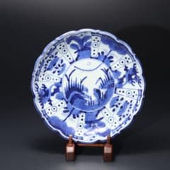 伊万里染付花鳥図七寸皿 ∅21㎝ 骨董 古伊万里 R0027w3B3 - メルカリ