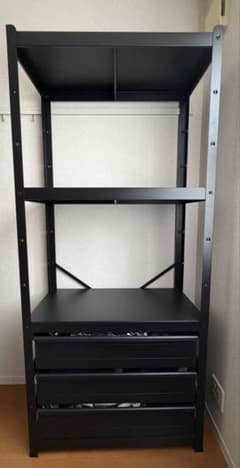 美品】イケア BROR/ブロール スチールラック スチールシェルフ - メルカリ