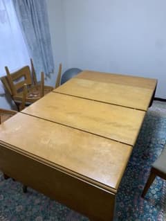 HEY WOOD WAKEFIELD トリプルウィッシュボーンダイニングテーブル