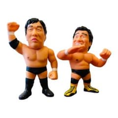 16dソフビコレクション ジャンボ鶴田 ＋天龍源一郎プロレスフィギュア2