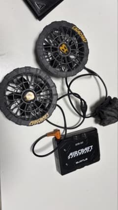 よ*士様 バートル 冷却ファン バッテリー ACU09-24V ブラック - メルカリ
