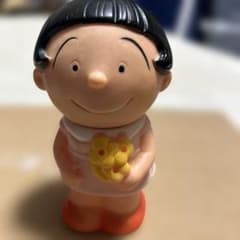 希少) 昭和レトロ サザエさん タカラ ワカメちゃん 貯金箱 ソフビ