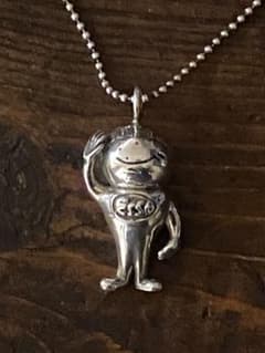 ヴィンテージ Esso マスコット ネックレス Silver 925チェーン - メルカリ