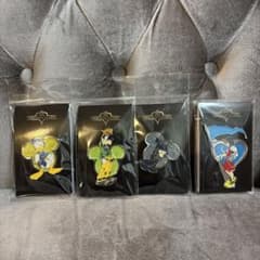 KINGDOM HEARTS キングダムハーツ ピンズ ピンバッジ 4種類セット