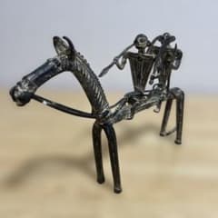 アフリカ工芸品 『馬と戦士たち』 アンティーク 干支 - メルカリ