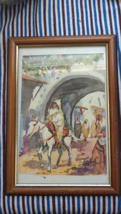 テトゥアン出身の画家ハサン・スシによる小品絵画。 - メルカリ
