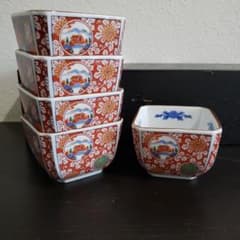 未使用品 三洋陶器 龍峰窯 錦彩古伊万里小付揃 小鉢 5個セット - メルカリ