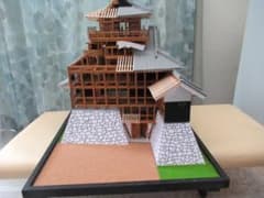自作品】国宝犬山城構造模型 縮尺約1／50 高さ約55cm - メルカリ