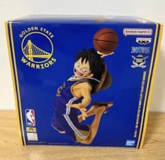 ワンピースベースショップ NBA ウォーリアーズ ルフィ フィギュア 未