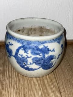 古伊万里 染付 火入 香炉？ タバコ道具？ 雀 - メルカリ