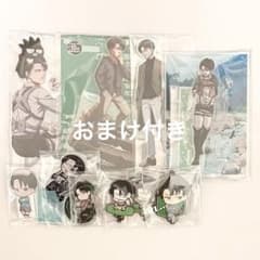 進撃の巨人 リヴァイ アクリルスタンド デコラpic ラバーキーホルダー