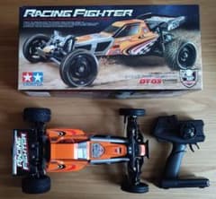 TAMIYA 1/10 RC レーシングファイター DT-03 純正プロポセット - メルカリ