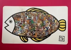 魚 うろこ イラスト B1用紙4枚セット - メルカリ