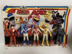 ⚠️未開封デッドストック 超獣戦隊 ライブマン ファイブセット 当時物