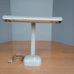 昭和レトロ ナショナル 蛍光灯器具 学習用電気スタンド ディスクライト