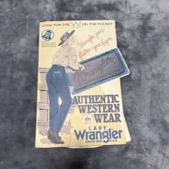 Wrangler Lady ラングラー ヴィンテージ ポスター 販促 非売品 - メルカリ