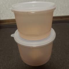 昭和レトロ タッパーウェア 食品保存容器 2個セット - メルカリ