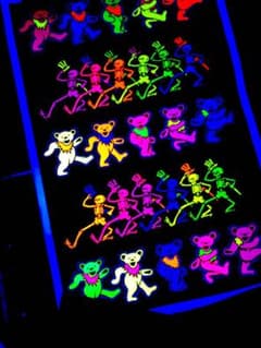 ♠︎グレートフルデッド♠︎90s ♠︎ビンテージ♠︎蛍光ブラック