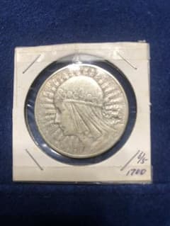 ポーランド 10ズロチ銀貨 1932年 22g - メルカリ