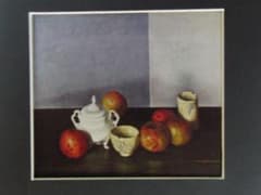 岸田 劉生、【静物】、年代物、希少画集画、状態良好、新品高級額装付