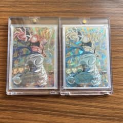 ドラゴンボールヒーローズ ゴジータHG2-53 通常＆日焼け PSA鑑定用状態