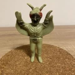 当時物 昭和レトロ 旧バンダイ ミニソフビ 仮面ライダーかまきり男