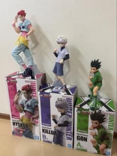 HUNTER × HUNTER一番くじフィギュア3体セット ゴン キルア ヒソカ