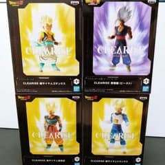 ドラゴンボールZ&超 CLEARISE4体 悟空 トランクス ゴテンクス 悟飯