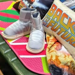 希少 ラスト バックトゥザフューチャー ホバーボード スケート ラグ