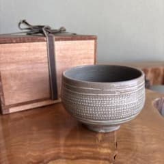 李朝窯 洪在杓造 小さめ抹茶碗 茶道具 共箱（159t） - メルカリ