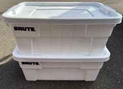 BRUTE ブルート トートボックス 53L ホワイト 2個セット - メルカリ
