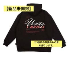 新品未開封】中島健人 I AM:U FC限定パーカー ブラック/BIC - メルカリ
