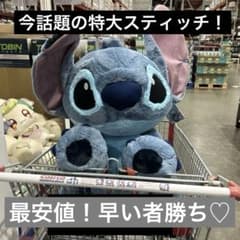 新品】スティッチ ぬいぐるみ ディズニー 特大 コストコ A33 - メルカリ