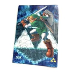 ゼルダの伝説 リンク マスターソード カード 時のオカリナ アマダ
