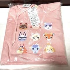 激レア あつまれどうぶつの森 あつ森 パーカー 集合 Lサイズ ピンク