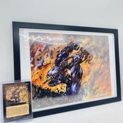 希少サイン入り MTG ヨーグモスの意志 アートプリント Ron Spencer