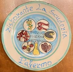 ブオンリコルド イタリア製絵皿 1986 パレルモ - メルカリ