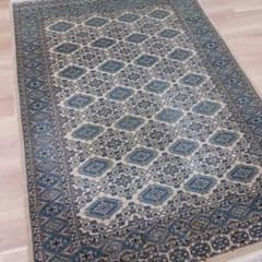 Y3359 パキスタン絨毯 ウール 手織り 大判179×125㎝ - メルカリ