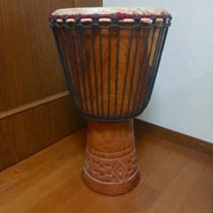 ジャンベ 打楽器 彫刻 - メルカリ
