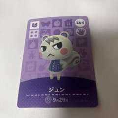 どうぶつの森 amiibo カード ジュン 264 - メルカリ