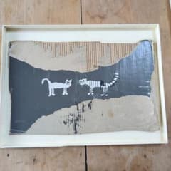 トラネコボンボン 中西なちお 記憶のモンプチ展 初期 原画 サイン付 2