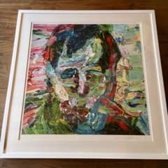 杉田陽平 サイン入り 版画 涙色の画家は透き通るダイヤのように