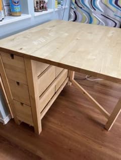 イケア 引取可都内配送可 IKEA NORDEN ノーデン ゲートレッグテーブル