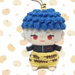 にじぱぺっと にじぱぺ 鬼 帽子 鬼のパンツ 青 節分 ぬい帽子 ぬい服