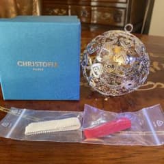 クリストフル クリスマス オーナメント 2024 限定 シルバー 紐あり