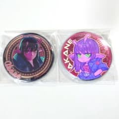 銀河特急 ミルキー☆サブウェイ× MON SOLEIL メタル缶バッジ アカネ