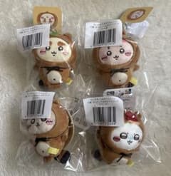 ちいかわ たぬきだもんくじ C賞4点セット シーサー、古本屋、ラッコ