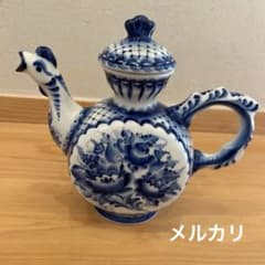 グジェリ焼き ティーポット - メルカリ