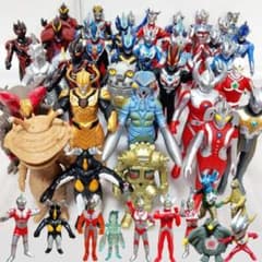 ウルトラマン・怪獣 50体 ソフビ フィギュア ミニサイズ スタンプ